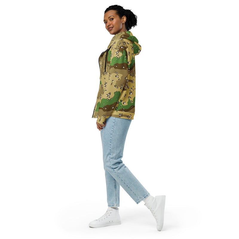 Chocolate Chip Turkmenistan Desert CAMO Unisex Zip Hoodie
