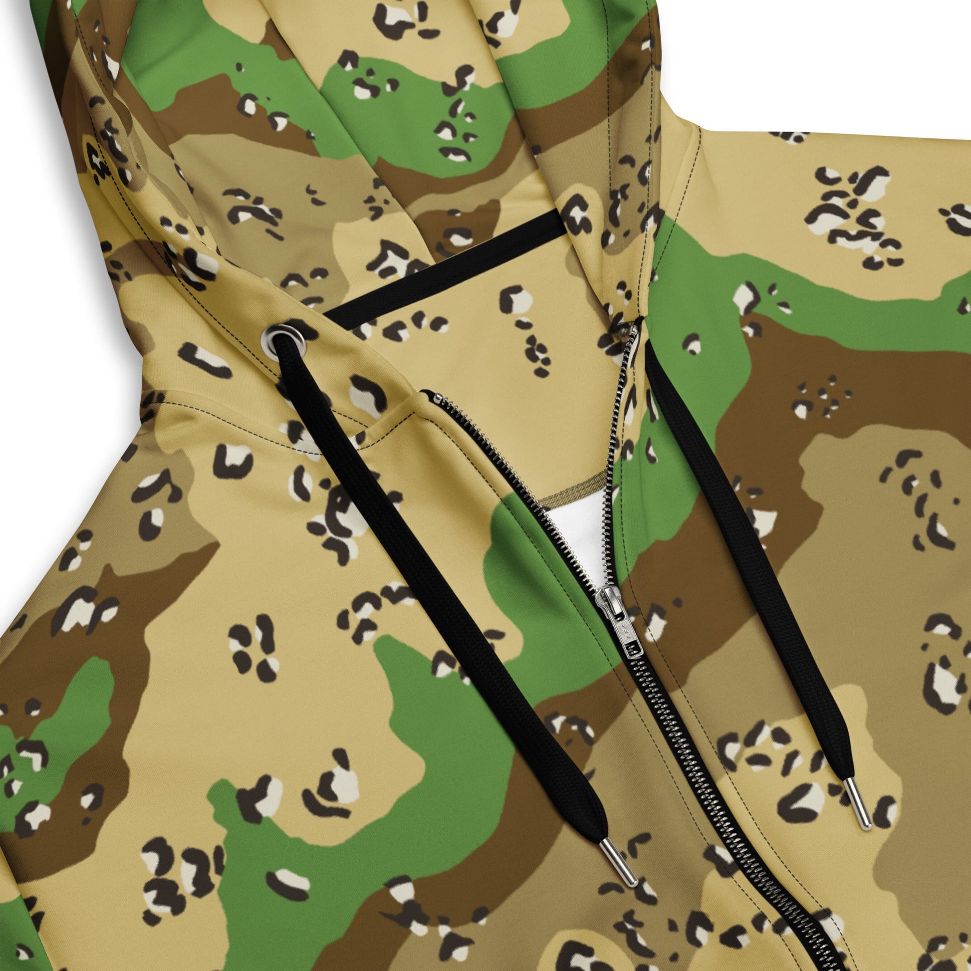 Turkmenistan Chocolate Chip CAMO Unisex zip hoodie - Zip Hoodies