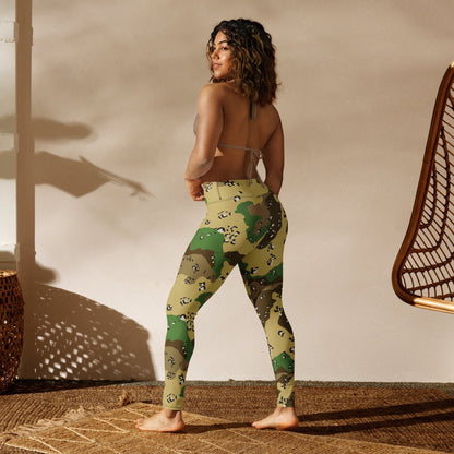 Turkmenistan Chocolate Chip CAMO Yoga Leggings - Womens