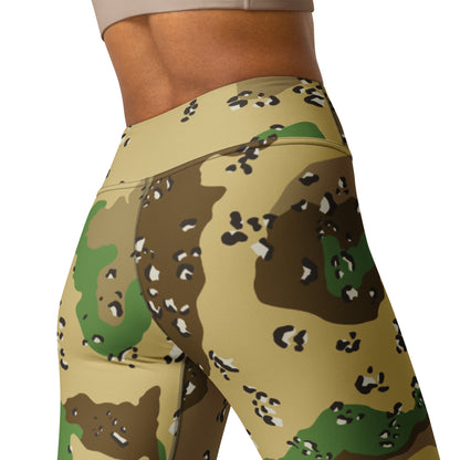 Turkmenistan Chocolate Chip CAMO Yoga Leggings - Womens