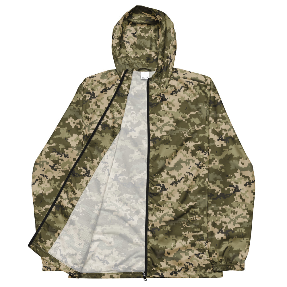 Ukrainian MM14 Arid Desert CAMO Men’s windbreaker - Mens Windbreaker