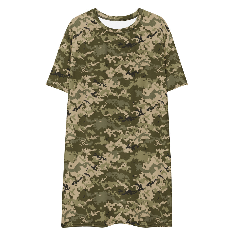 Ukrainian MM14 Arid Desert CAMO T-shirt dress - Womens T-Shirt Dress