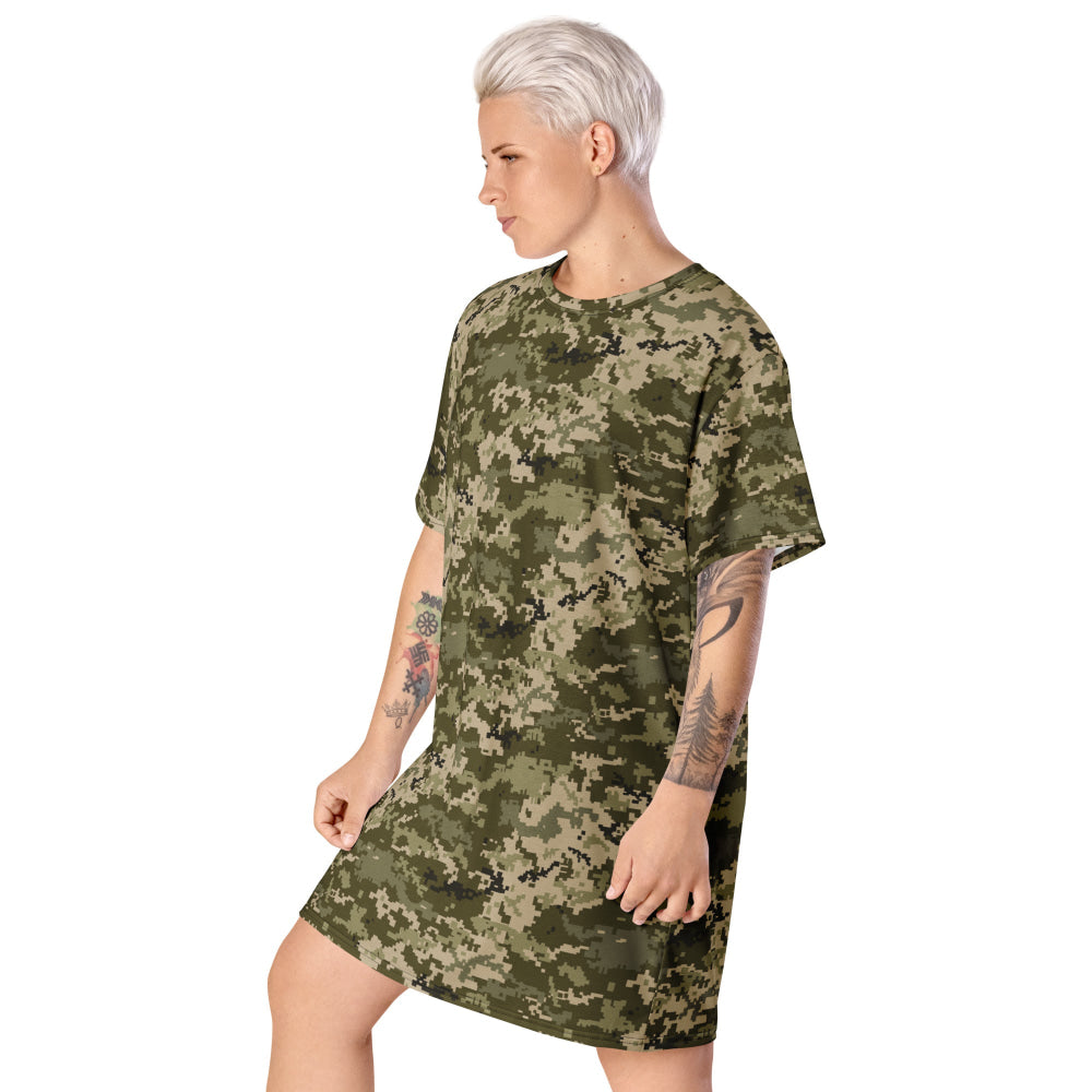 Ukrainian MM14 Arid Desert CAMO T-shirt dress - Womens T-Shirt Dress