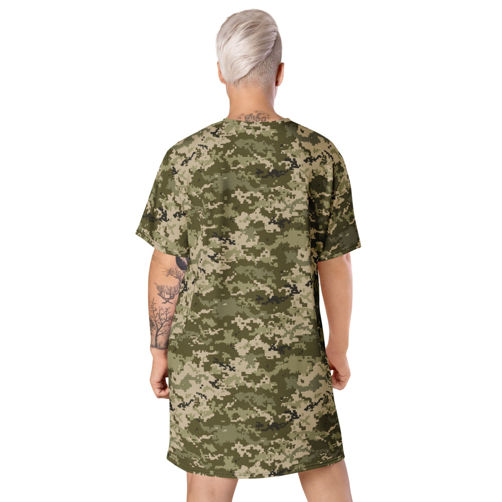 Ukrainian MM14 Arid Desert CAMO T-shirt dress - Womens T-Shirt Dress