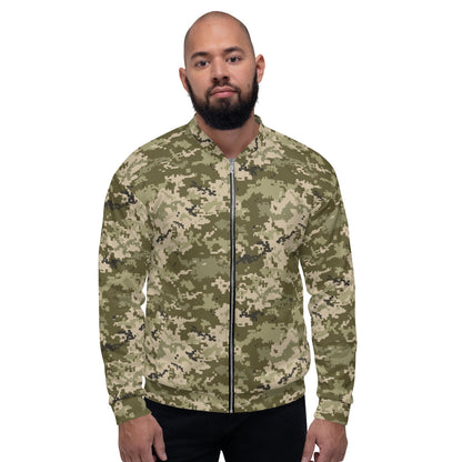 Ukrainian MM14 Arid Desert CAMO Unisex Bomber Jacket