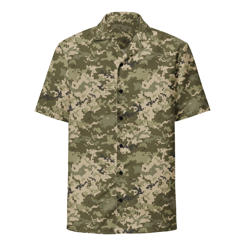 Ukrainian MM14 Arid Desert CAMO Unisex button shirt - Button Shirt