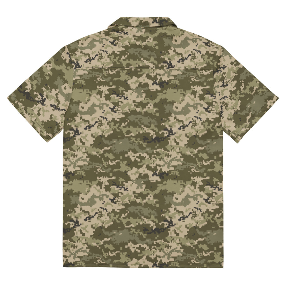 Ukrainian MM14 Arid Desert CAMO Unisex button shirt - Button Shirt