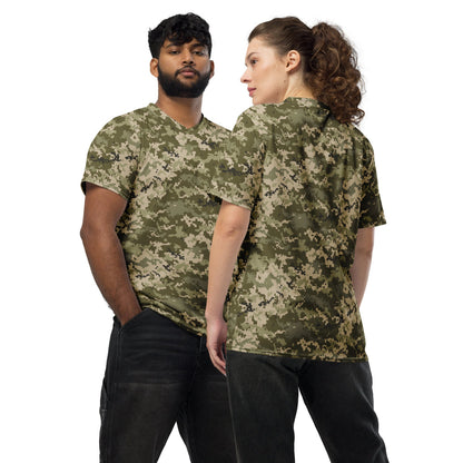 Ukrainian MM14 Arid Desert CAMO unisex sports jersey - 2XS - Unisex Sports Jersey