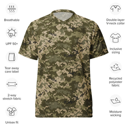 Ukrainian MM14 Arid Desert CAMO unisex sports jersey - Unisex Sports Jersey