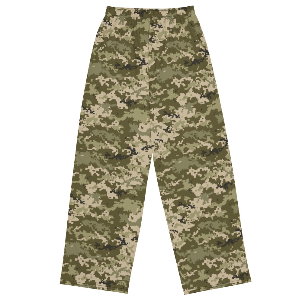 Ukrainian MM14 Arid Desert CAMO unisex wide-leg pants - Unisex Wide-Leg Pants