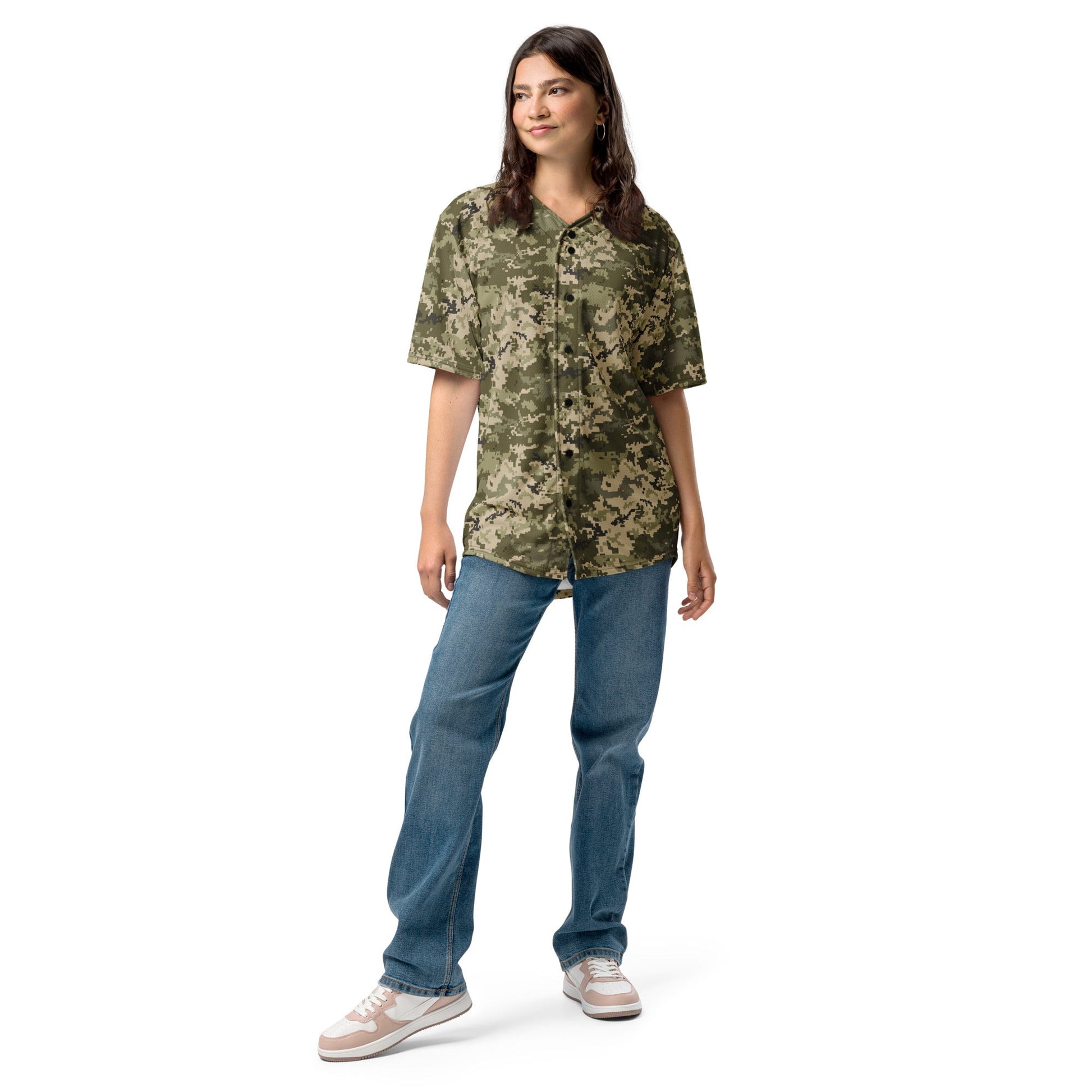 Ukrainian MM14 CAMO baseball jersey - Baseball Jerseys