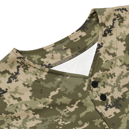 Ukrainian MM14 CAMO baseball jersey - Baseball Jerseys