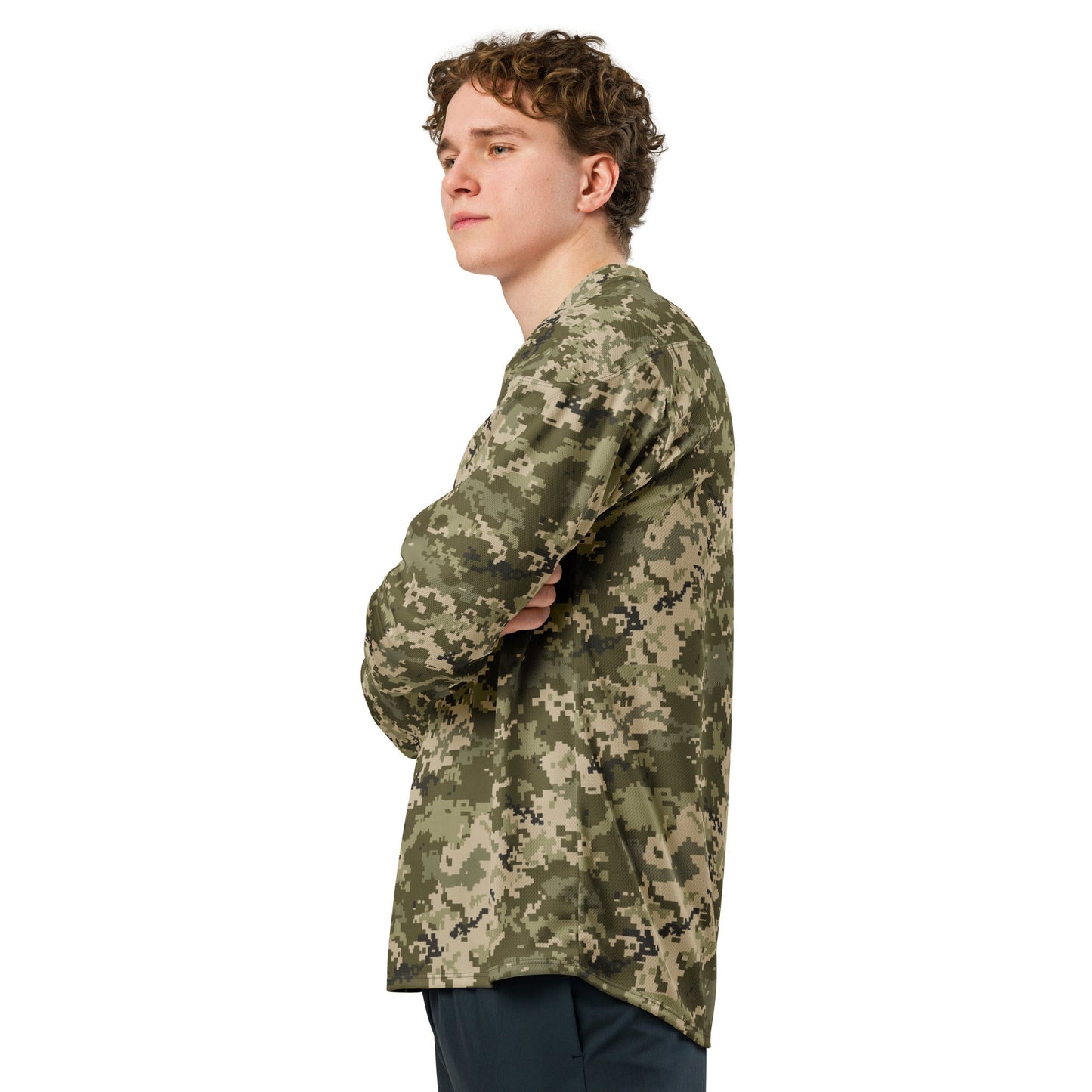 Ukrainian MM14 CAMO Unisex Hockey Fan Jersey - 2XS