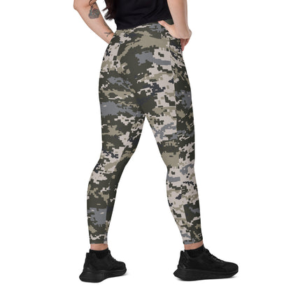 Ukrainian MM14 CAMO Leggings with pockets - 2XS - Womens With Pockets