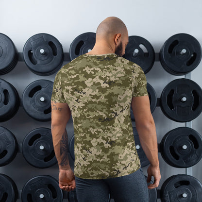 Ukrainian MM14 CAMO Mens Athletic T-shirt - T-Shirts