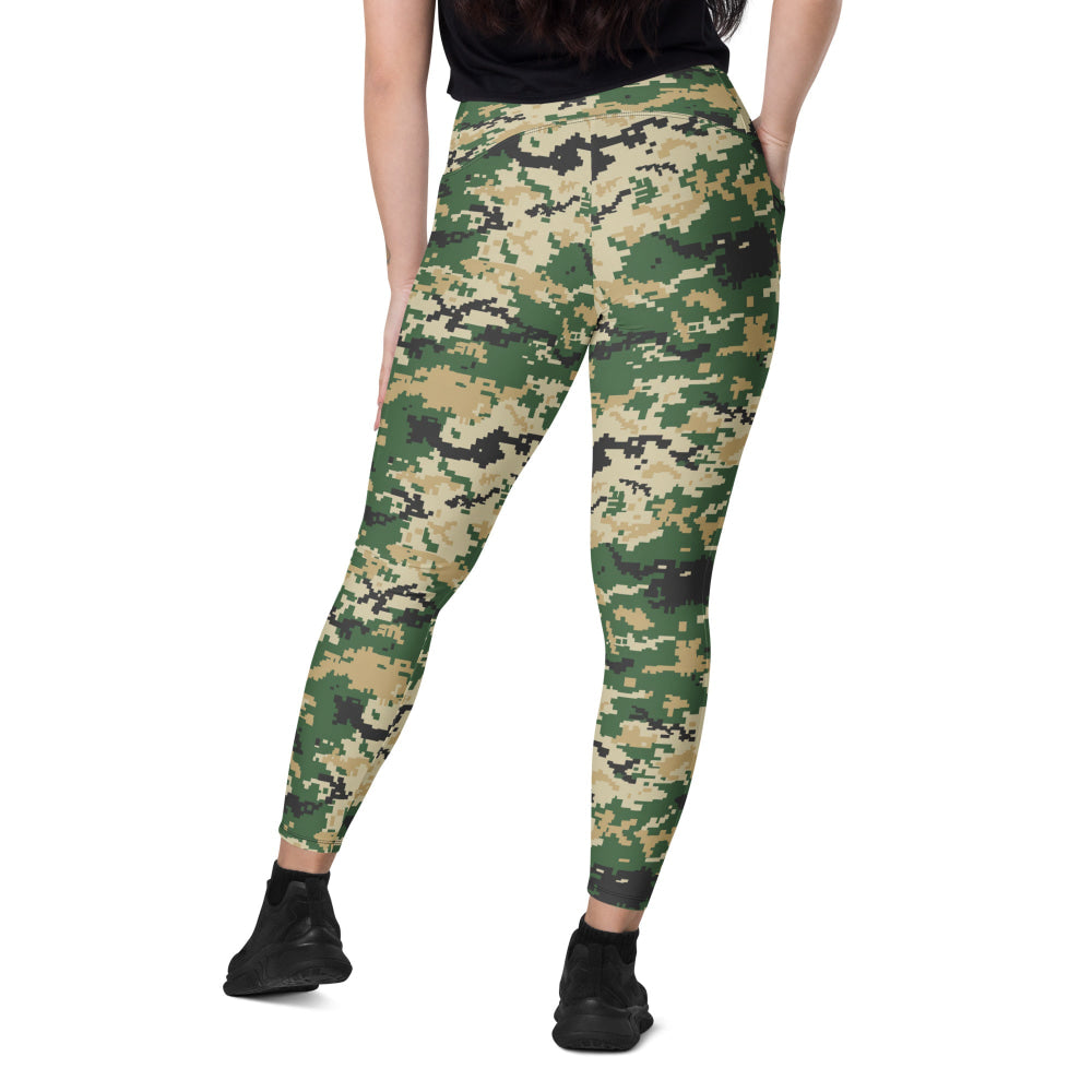 Ukrainian MM14 Multi-Terrain CAMO Leggings with pockets - Womens With Pockets