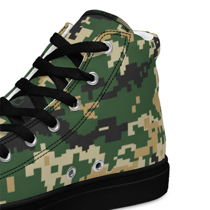 Ukrainian MM14 Multi-Terrain CAMO Men’s high top canvas shoes - Mens High Top Canvas Shoes