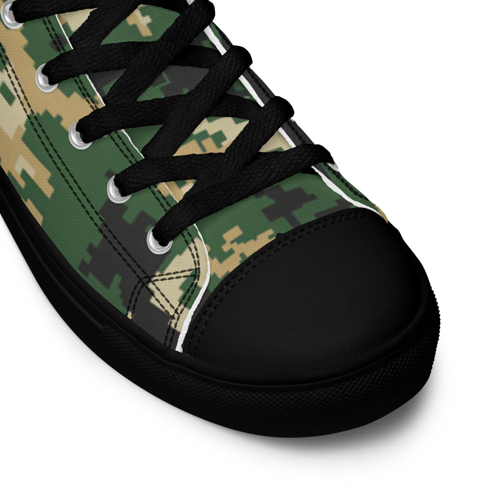 Ukrainian MM14 Multi-Terrain CAMO Men’s high top canvas shoes - Mens High Top Canvas Shoes