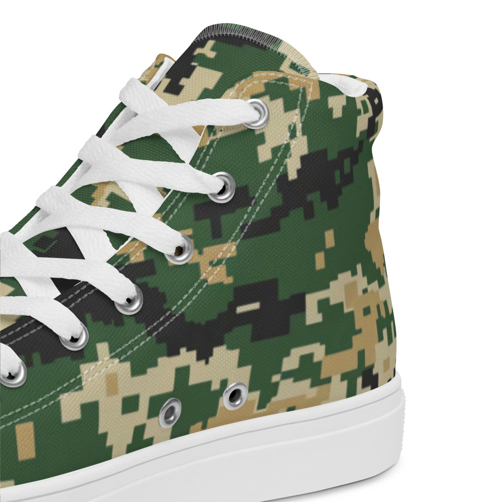 Ukrainian MM14 Multi-Terrain CAMO Men’s high top canvas shoes - Mens High Top Canvas Shoes