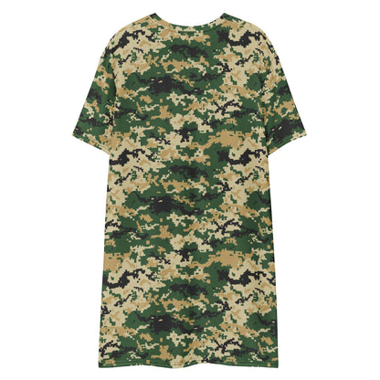 Ukrainian MM14 Multi-Terrain CAMO T-shirt dress - Womens T-Shirt Dress