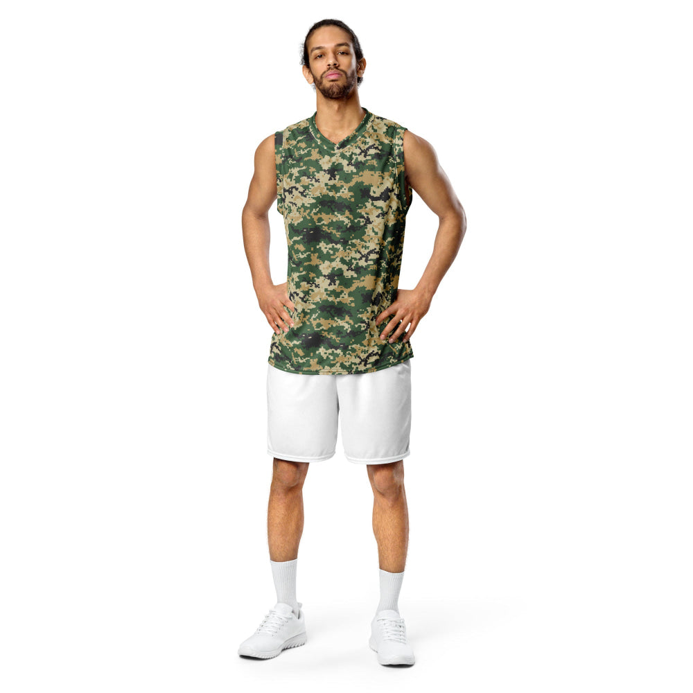 Ukrainian MM14 Multi-Terrain CAMO unisex basketball jersey - Unisex Basketball Jersey