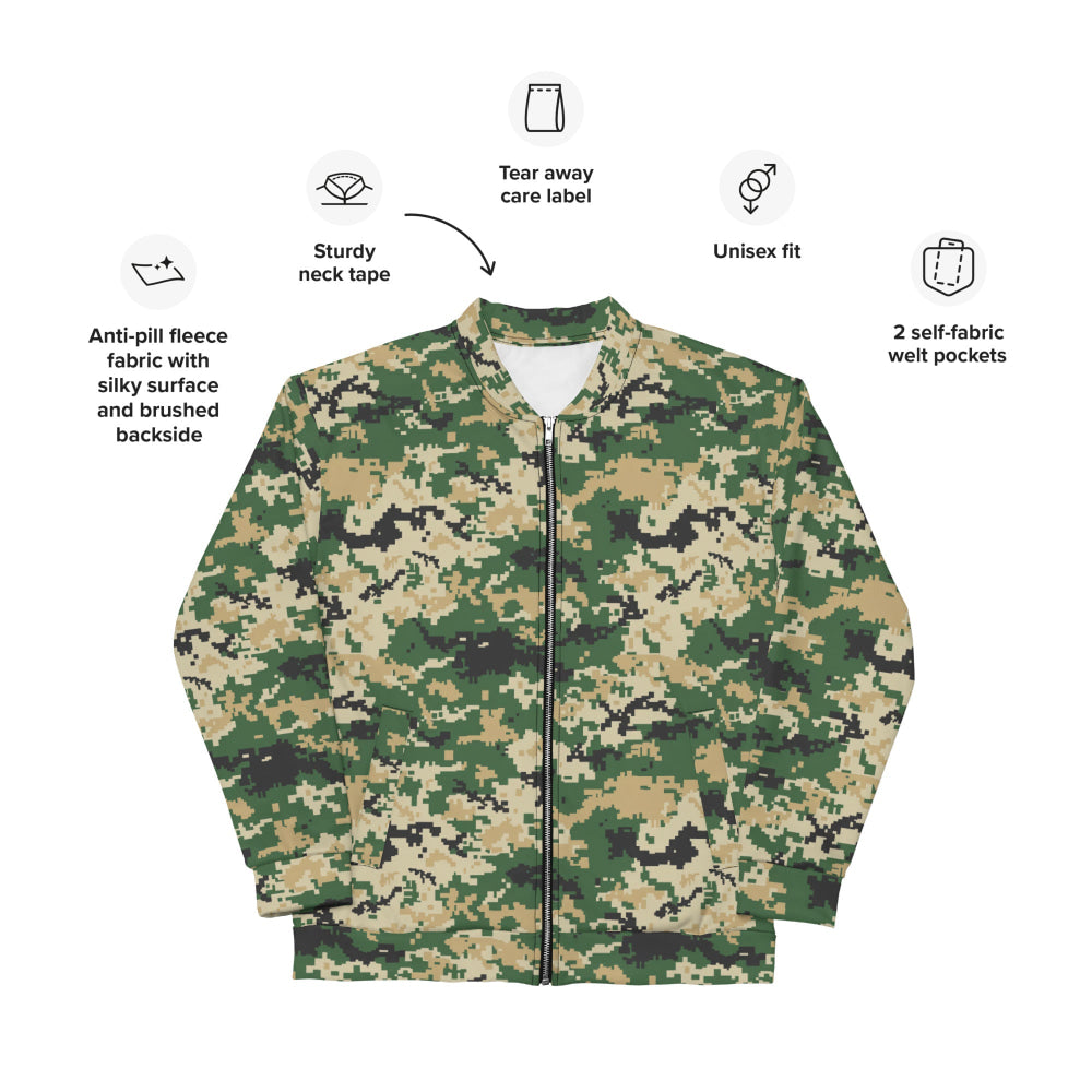 Ukrainian MM14 Multi-Terrain CAMO Unisex Bomber Jacket