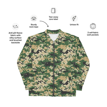 Ukrainian MM14 Multi-Terrain CAMO Unisex Bomber Jacket