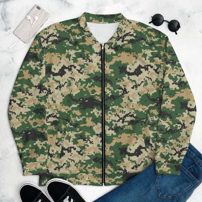 Ukrainian MM14 Multi-Terrain CAMO Unisex Bomber Jacket - XS