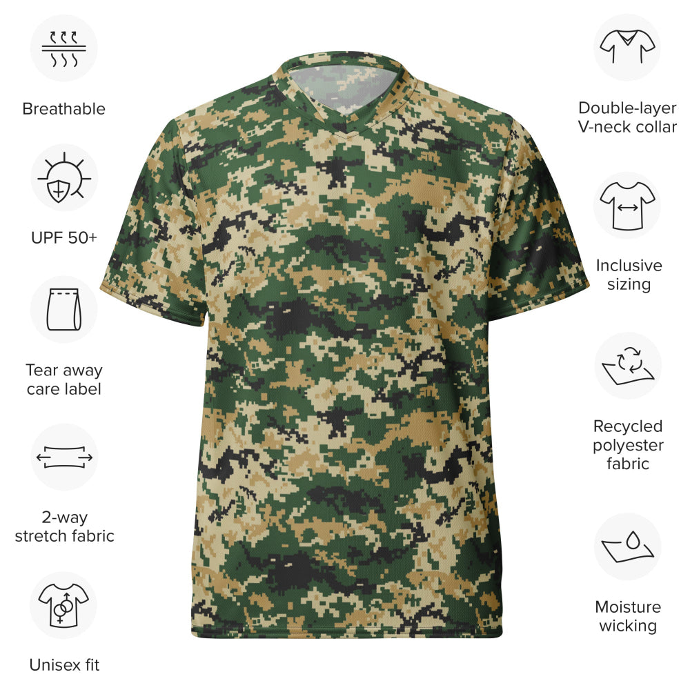 Ukrainian MM14 Multi-Terrain CAMO unisex sports jersey - Unisex Sports Jersey