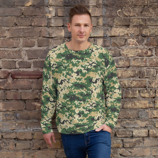 Ukrainian MM14 Multi-Terrain CAMO Unisex Sweatshirt - 4XL - Unisex Sweatshirt