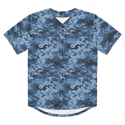 Ukrainian MM14 Navy CAMO baseball jersey - Baseball Jerseys