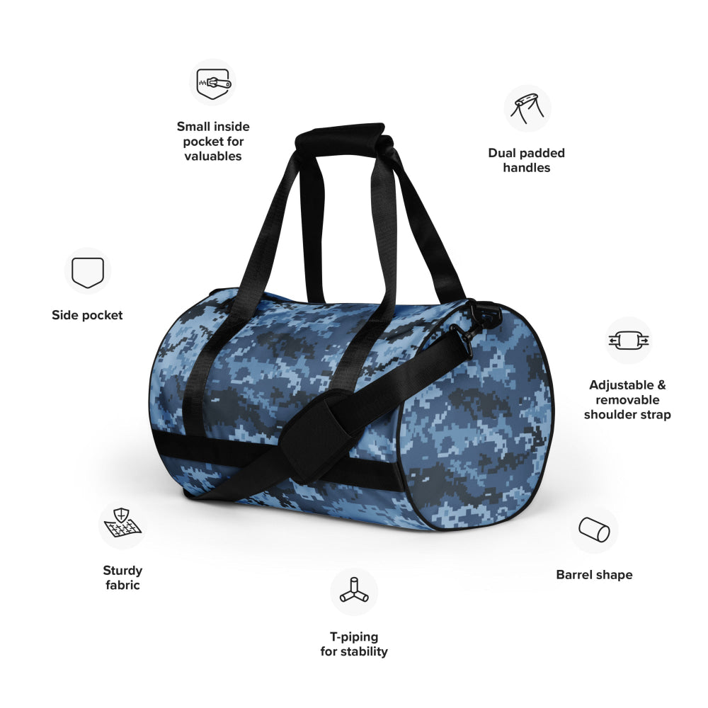 Ukrainian MM14 Navy CAMO gym bag - Gym Bag