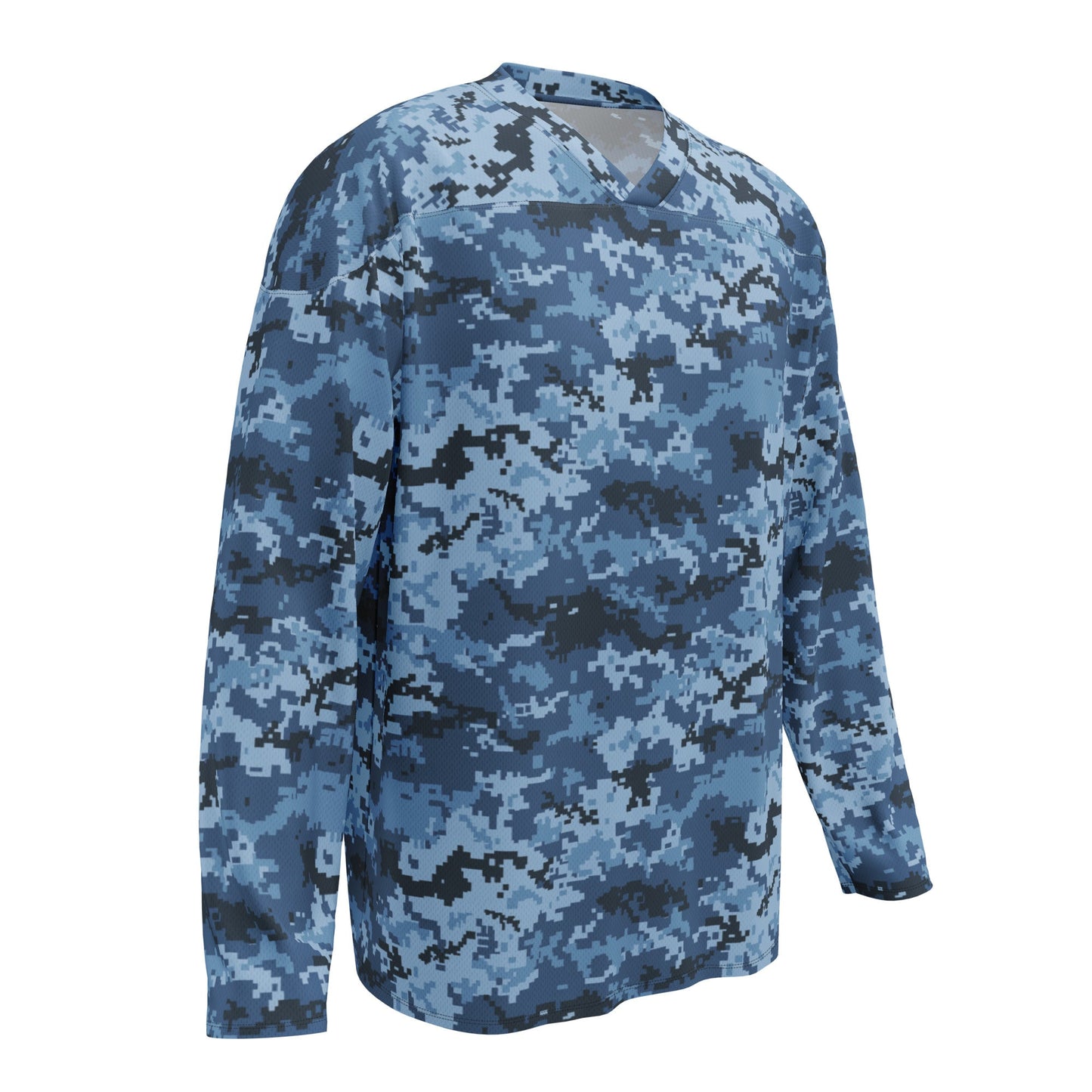 Ukrainian MM14 Navy CAMO hockey fan jersey - Hockey Jerseys