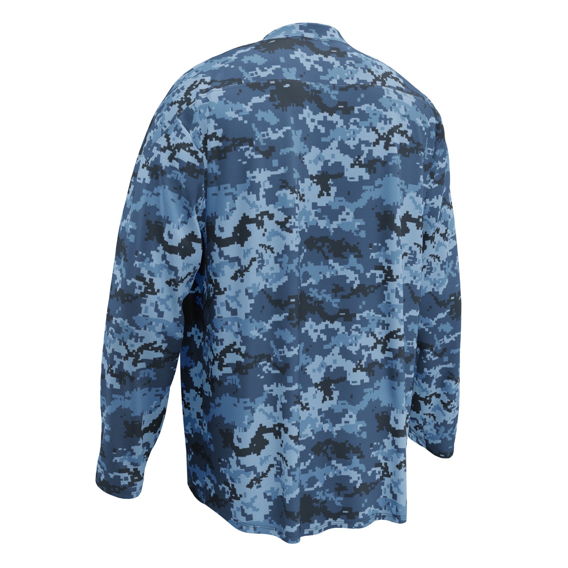 Ukrainian MM14 Navy CAMO hockey fan jersey - Hockey Jerseys