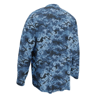 Ukrainian MM14 Navy CAMO hockey fan jersey - Hockey Jerseys