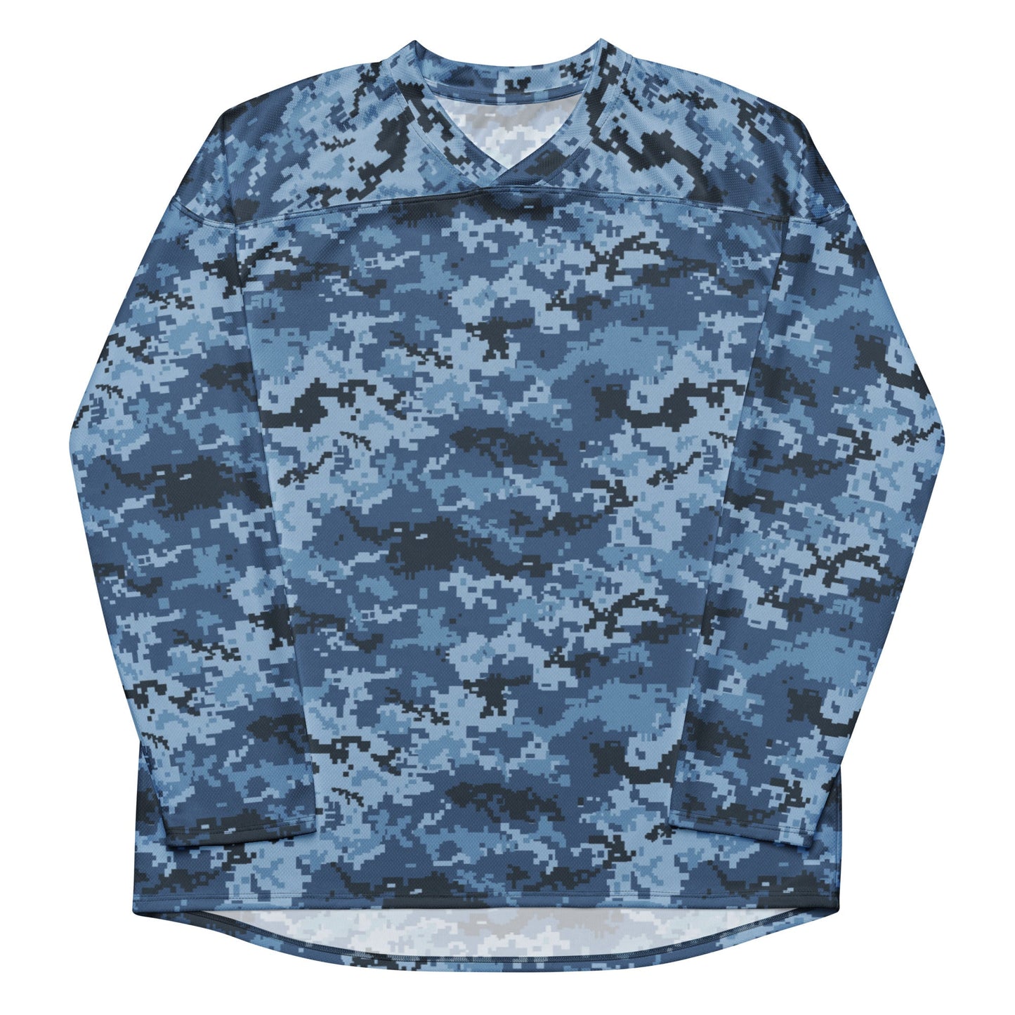 Ukrainian MM14 Navy CAMO hockey fan jersey - Hockey Jerseys