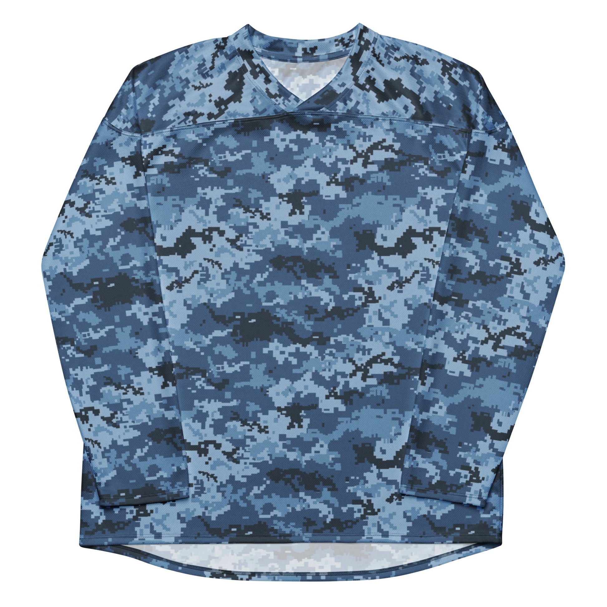 Ukrainian MM14 Navy CAMO hockey fan jersey - Hockey Jerseys