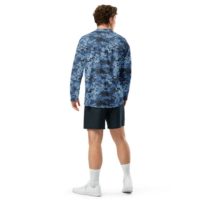 Ukrainian MM14 Navy CAMO hockey fan jersey - Hockey Jerseys