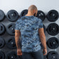 Ukrainian MM14 Navy CAMO Men’s Athletic T-shirt - T-Shirts