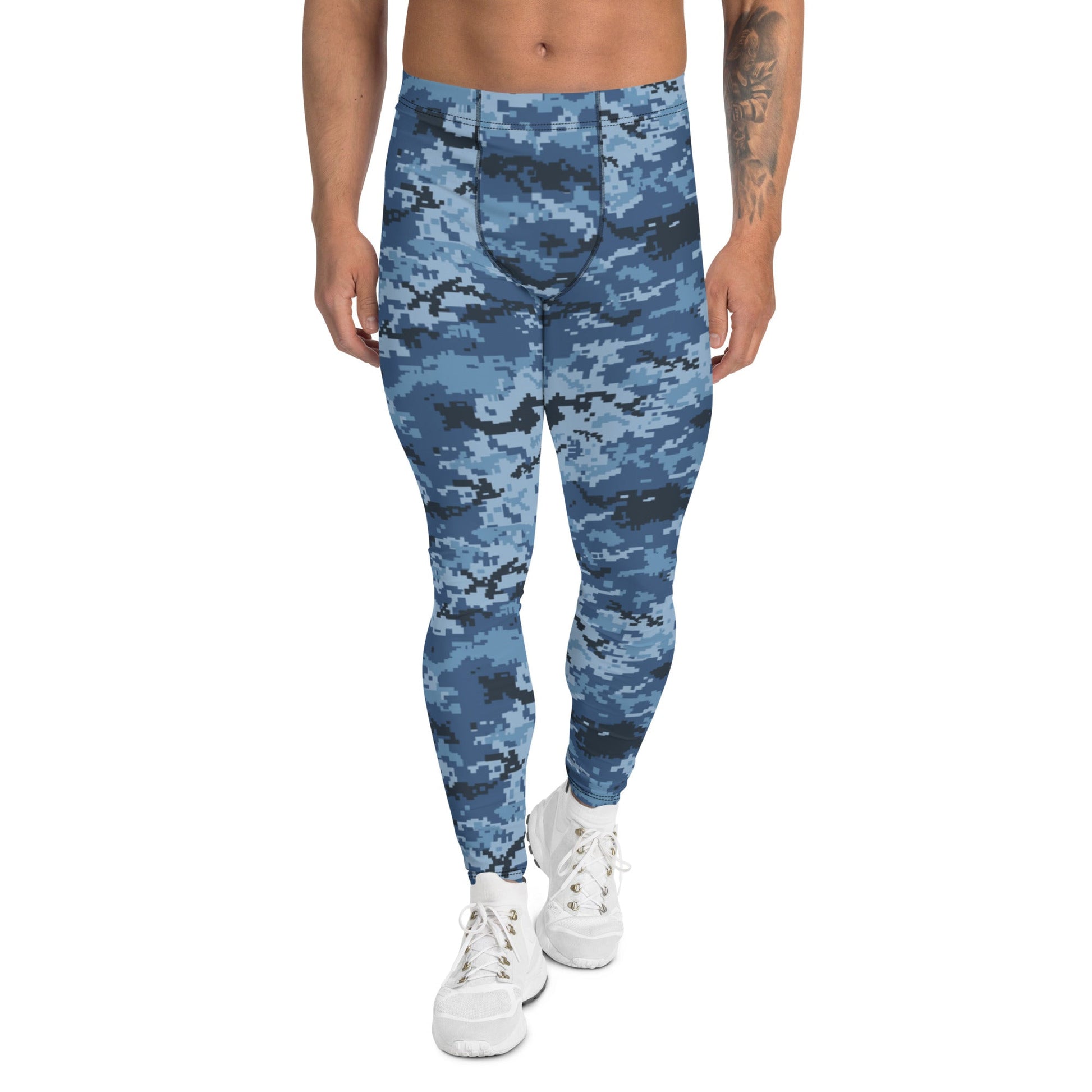 Ukrainian MM14 Navy CAMO Mens Leggings - XS