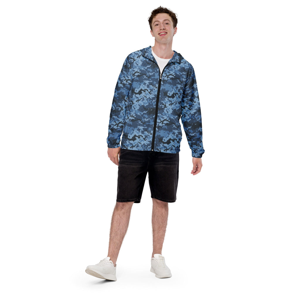 Ukrainian MM14 Navy CAMO Men’s windbreaker - Mens Windbreaker