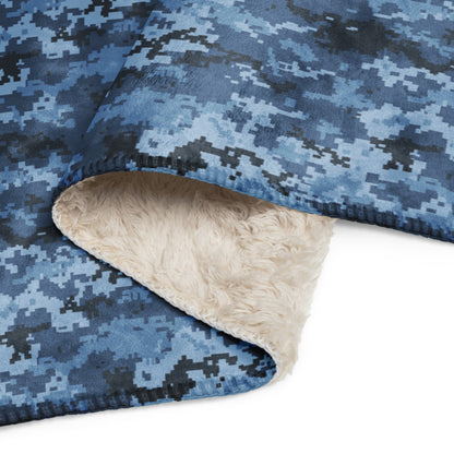 Ukrainian MM14 Navy CAMO Sherpa blanket - Blankets