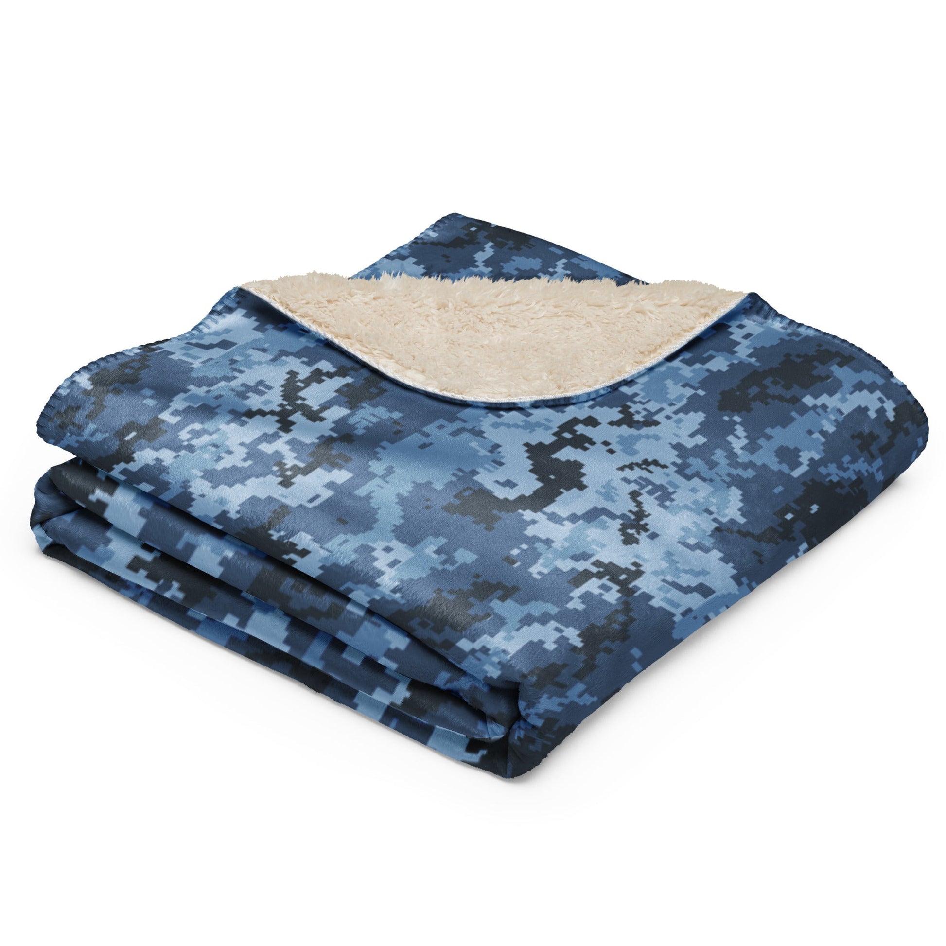 Ukrainian MM14 Navy CAMO Sherpa blanket - Blankets