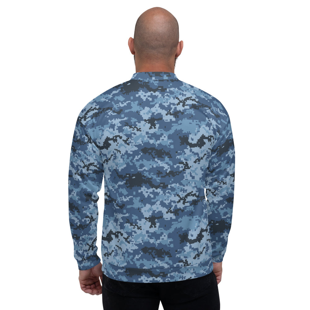 Ukrainian MM14 Navy CAMO Unisex Bomber Jacket