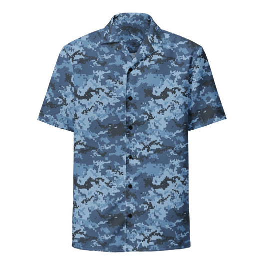Ukrainian MM14 Navy CAMO Unisex button shirt - 2XS