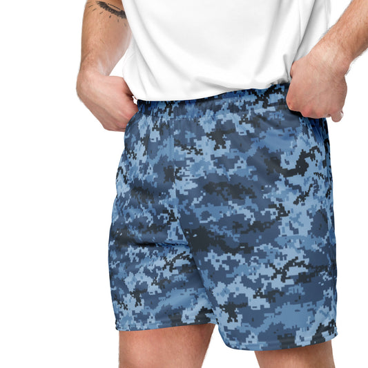 Ukrainian MM14 Navy CAMO Unisex mesh shorts - Mesh Shorts