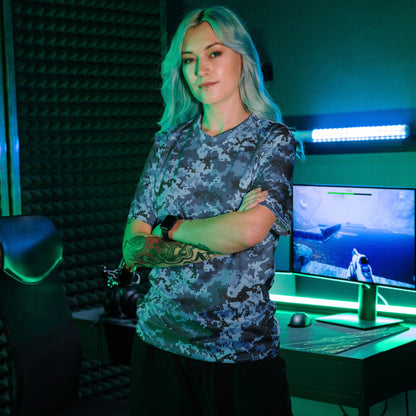 Ukrainian MM14 Navy CAMO unisex sports jersey - Sports Jerseys