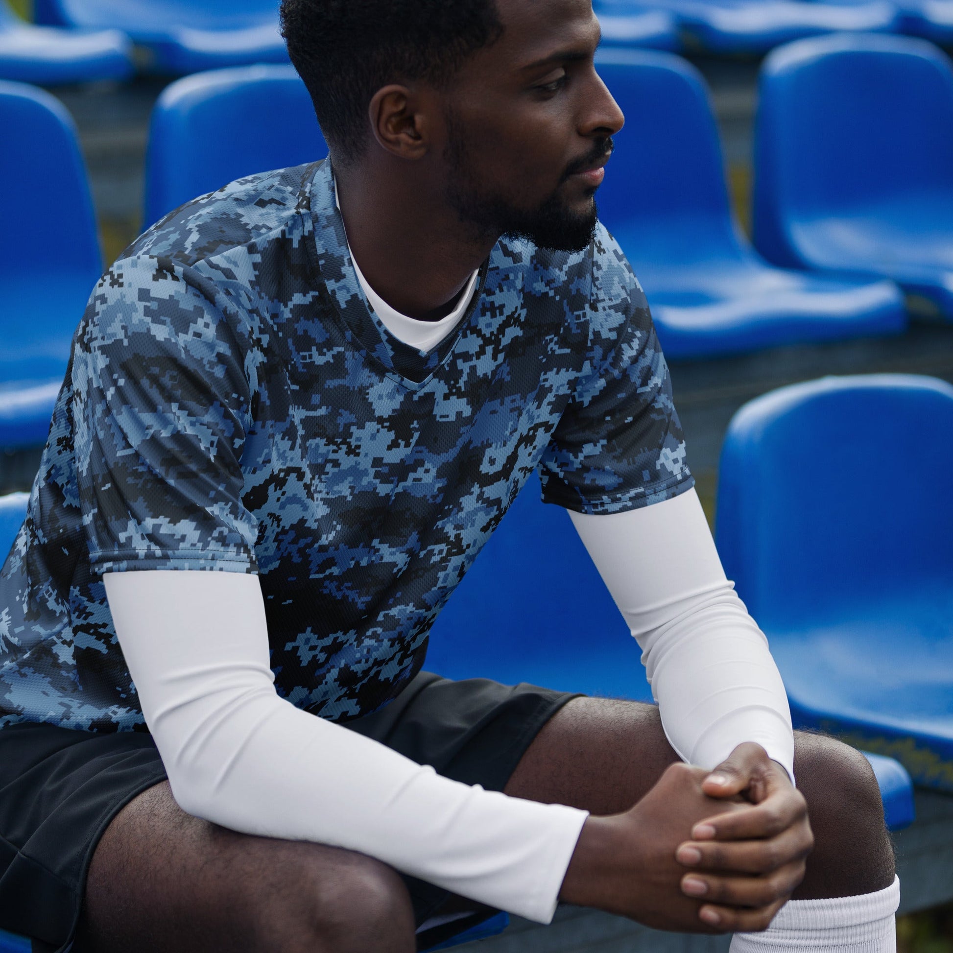 Ukrainian MM14 Navy CAMO unisex sports jersey - Sports Jerseys