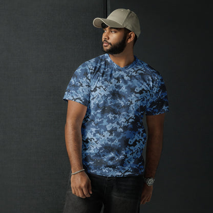 Ukrainian MM14 Navy CAMO unisex sports jersey - Sports Jerseys