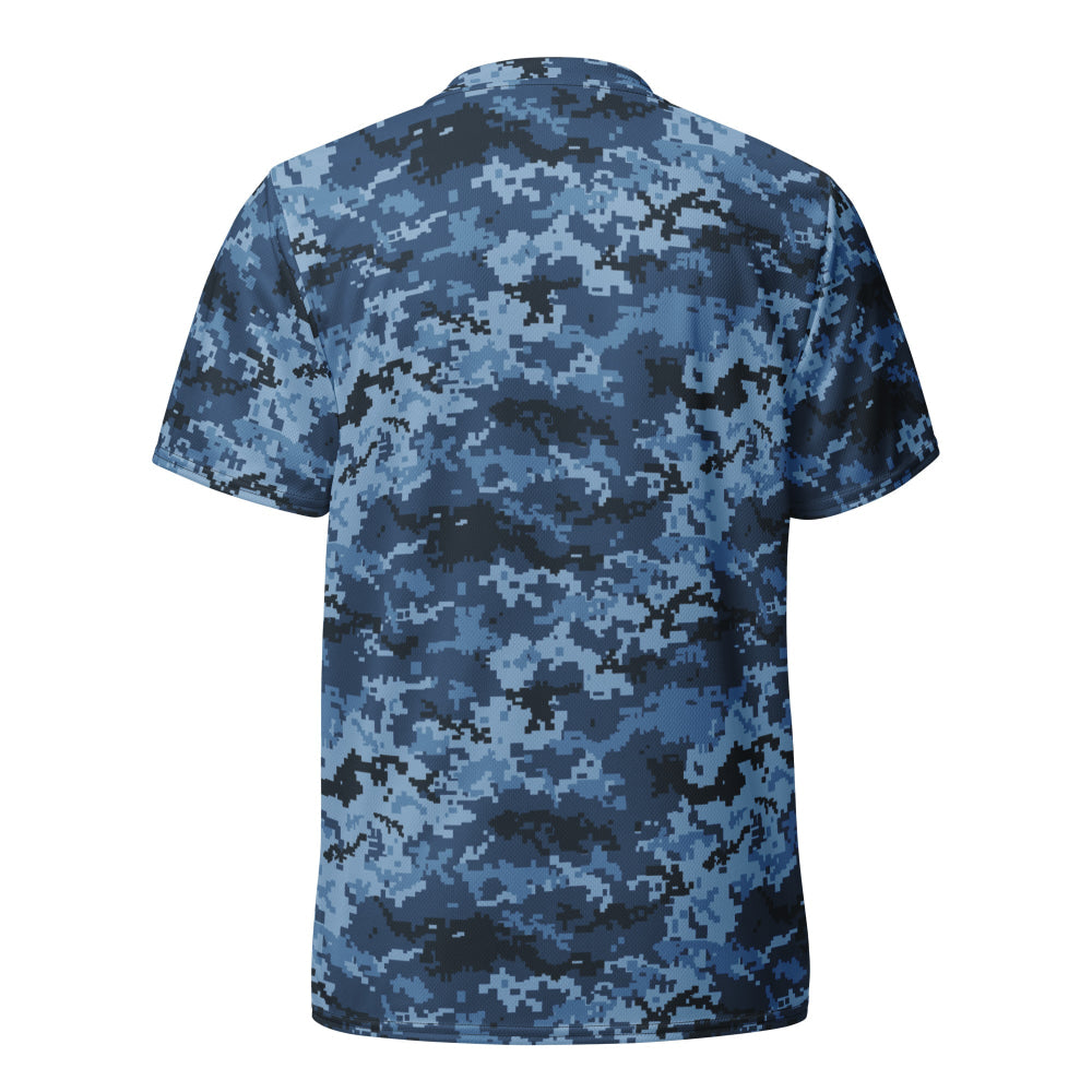 Ukrainian MM14 Navy CAMO unisex sports jersey - Unisex Sports Jersey